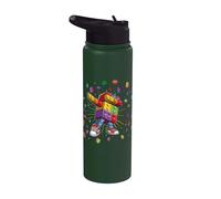 Dabbing Brick Master Dancing Block Building Brick Builder Stainless Steel Insulated Water Bottle