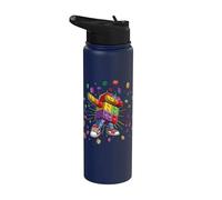 Dabbing Brick Master Dancing Block Building Brick Builder Stainless Steel Insulated Water Bottle