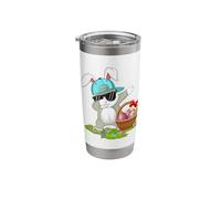 Dabbing Bunny Easter Day Funny Egg Hunt Rabbit Easter Sunday Stainless Steel Insulated Tumbler