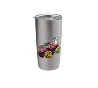 Dabbing Bunny Monster Truck Easter Sunday Egg Easter Stainless Steel Insulated Tumbler