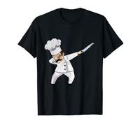 Dabbing Chef with Chef's Knife and Chef Hat for cooks gift T-Shirt