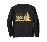 Dabbing Dancing Mummy Halloween Dab Dance Pose Mummies Long Sleeve T-Shirt