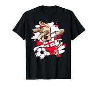 Dabbing Dog Georgia Soccer Fans Jersey Georgian Football T-Shirt