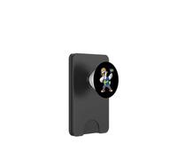 Dabbing Duck Wearing Sweden Flag Funny Design PopSockets PopWallet for MagSafe
