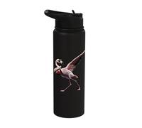 Dabbing Flamingo Dab Dance Phoenicopteridae Stainless Steel Insulated Water Bottle