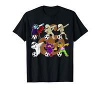 Dabbing Ghosts Soccer Halloween Costume Jersey Football Kid T-Shirt