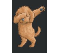 Dabbing Golden Doodle Dab Dog Gift: Lined Journal Notebook, 6x9 Inch, 120 Pages
