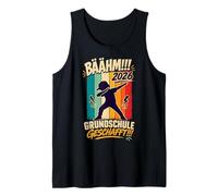 Dabbing Graduate Retro School Milestone Kid Humor Graphic Tank Top