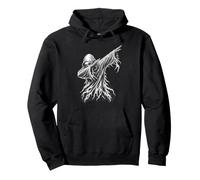 Dabbing Grim Reaper Skeleton Spooky Meme Pullover Hoodie