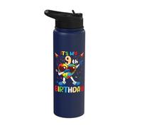 Dabbing Heart Age 9 Years Special Puzzle Autism Awareness Stainless Steel Insulated Water Bottle