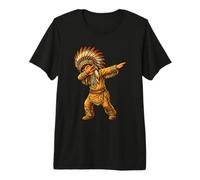 Dabbing Indian Funny Cute Native American Dance Dab Kids Premium T-Shirt