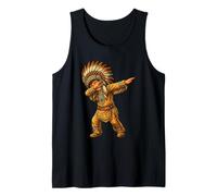 Dabbing Indian Funny Cute Native American Dance Dab Kids Tank Top