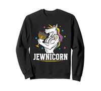 Dabbing Jewnicorn Jewish Unicorn Hanukkah Sweatshirt