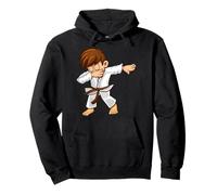 Dabbing Judoka Brown Belt Judo Pullover Hoodie
