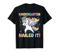 Dabbing Kindergarten Unicorn Graduation Class Nailed It T-Shirt