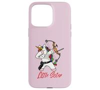 Dabbing Little Archery Sister Unicorn Case for iPhone 15 Pro Max