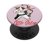 Dabbing Little Archery Sister Unicorn PopSockets Adhesive PopGrip