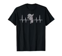Dabbing Manatee Heartbeat Value Graphic T-Shirt