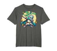 Dabbing Medieval Knight Dragon Funny Renaissance Ren Faire T-Shirt