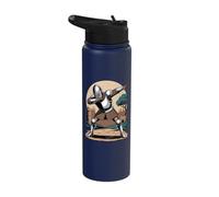 Dabbing Medieval Knight Funny Stainless Steel Insulated Water Bottle