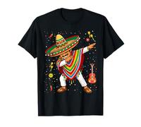 Dabbing Mexican Poncho Cinco De Mayo T-Shirt