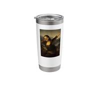 Dabbing Mona Lisa Leonardo Da Vinci Funny Mona Lisa Stainless Steel Insulated Tumbler