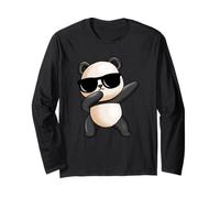 Dabbing Panda Cute Panda Dab Dance For Men Women Kids Long Sleeve T-Shirt