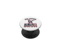 Dabbing Patriotic Figure Six Seven Bruh Meme PopSockets Adhesive PopGrip