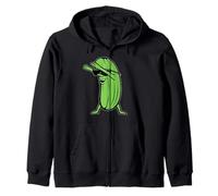 Dabbing Pickle Dab Dance Hip Hop Music Lover Zip Hoodie