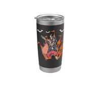 Dabbing Pirate Skeleton Funny Halloween Dab Dance Creepy Stainless Steel Insulated Tumbler