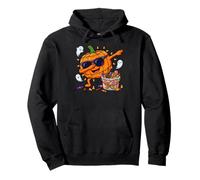 Dabbing Pumpkin Kids Boys Toddler Funny Halloween Pullover Hoodie