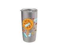Dabbing Pumpkin Pie Thanksgiving Day Funny Dab Dance Pose Stainless Steel Insulated Tumbler