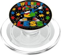 Dabbing Puzzle Autism Awareness Different Not Less Aesthetic PopSockets PopGrip for MagSafe