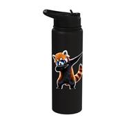 Dabbing Red Panda Dab Dance Stainless Steel Insulated Water Bottle