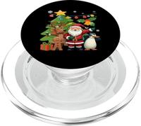 Dabbing Santa Reindeer Penguin Boys Kids Christmas Funny PopSockets PopGrip for MagSafe