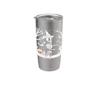 Dabbing Skeleton Skull Rib Cage Dab Dance Funny Halloween Stainless Steel Insulated Tumbler