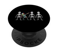 Dabbing Skeleton Stand Out Puzzle Autism Awareness Boys Gift PopSockets Adhesive PopGrip