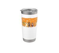 Dabbing Skeleton Witch Monster Dancing Halloween Dab Dance Stainless Steel Insulated Tumbler