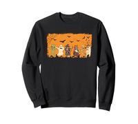Dabbing Skeleton Witch Monster Dancing Halloween Dab Dance Sweatshirt