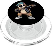 Dabbing Sloth Sunglasses Leather Jacket Hip Hop Streetwear PopSockets PopGrip for MagSafe