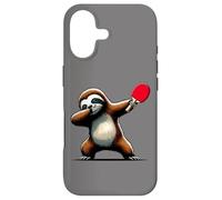 Dabbing Sloth With Table Tennis Bat Ping Pong Case for iPhone 17