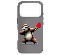 Dabbing Sloth With Table Tennis Bat Ping Pong Case for iPhone 17 Pro