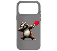 Dabbing Sloth With Table Tennis Bat Ping Pong Case for iPhone 17 Pro Max