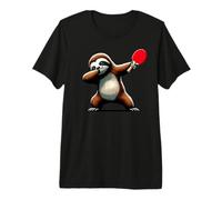 Dabbing Sloth with Table Tennis Bat Ping Pong Premium T-Shirt