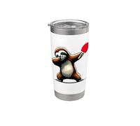 Dabbing Sloth with Table Tennis Bat Ping Pong Stainless Steel Insulated Tumbler