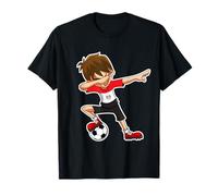 Dabbing Soccer Boy Egypt Jersey, Egyptian Kids Dab Gifts T-Shirt