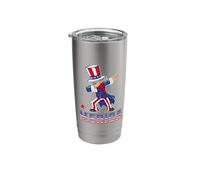 Dabbing Uncle Sam America Flag Patriotic 4th of July Stainless Steel Insulated Tumbler