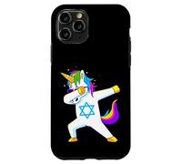 Dabbing Unicorn Hanukkah Jewish Dancing Chanukah Kids Girls Case for iPhone 11 Pro