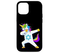 Dabbing Unicorn Hanukkah Jewish Dancing Chanukah Kids Girls Case for iPhone 12/12 Pro