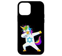 Dabbing Unicorn Hanukkah Jewish Dancing Chanukah Kids Girls Case for iPhone 12 mini